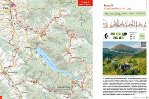 Beskid Niski - najpiękniejsze szlaki rowerowe wiodą przez malownicze tereny, Jezioro Klimkowskie i drewniane cerkwie.