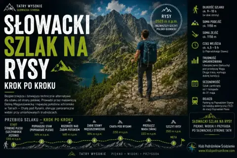 Wędrówka na Rysy od strony słowackiej to umiarkowana trasa z pięknymi widokami. Szlak prowadzi przez Dolinę Mięguszowiecką.