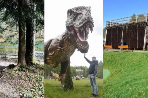Jasło i okolice atrakcje turystyczne: leśne jezioro, park z dinozaurami i tężnia solankowa.