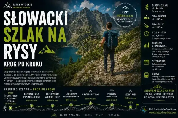 Wędrówka na Rysy od strony słowackiej to umiarkowana trasa z pięknymi widokami. Szlak prowadzi przez Dolinę Mięguszowiecką.